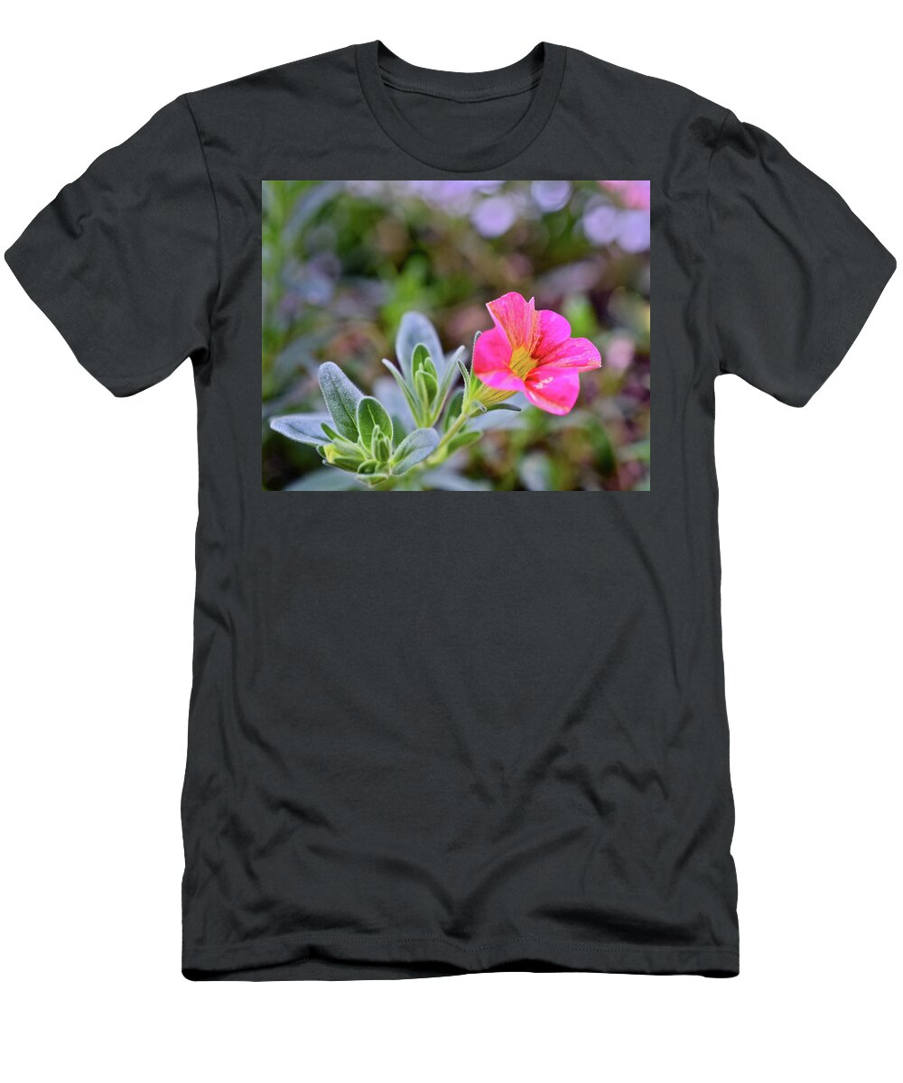 Flowers T-Shirt featuring the photograph 2021 Tropical Sunrise Breeze by Janis Senungetuk