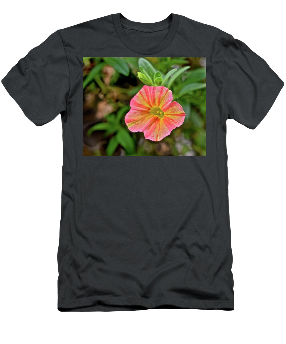 Flowers T-Shirt featuring the photograph 2021 Tropical Sunrise Greeting by Janis Senungetuk