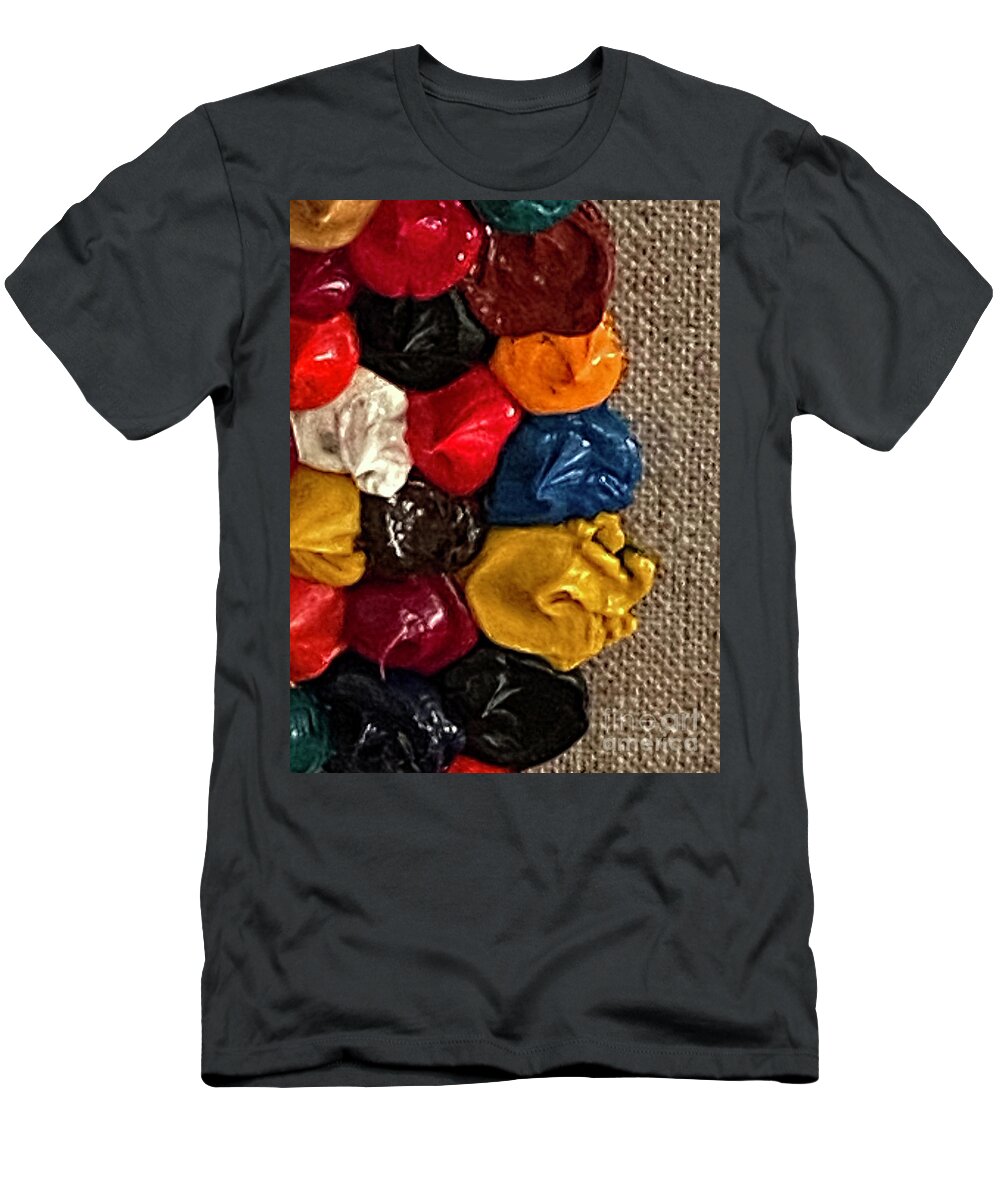 Walter Paul Bebirian: Volord Kingdom Art Collection Grand Gallery T-Shirt featuring the digital art 3-5-2071ca by Walter Paul Bebirian