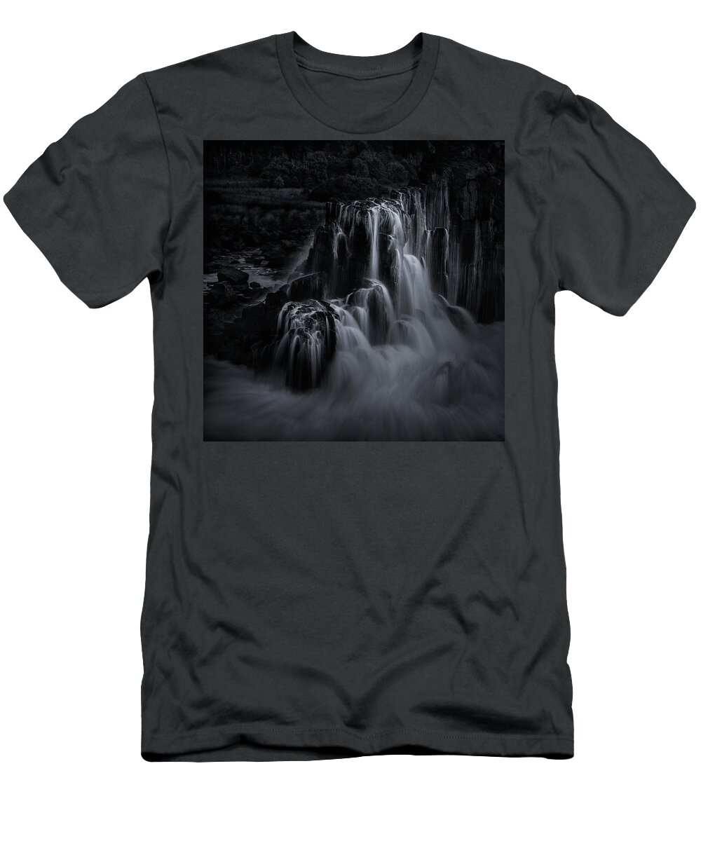 Monochrome T-Shirt featuring the photograph Bombo by Grant Galbraith