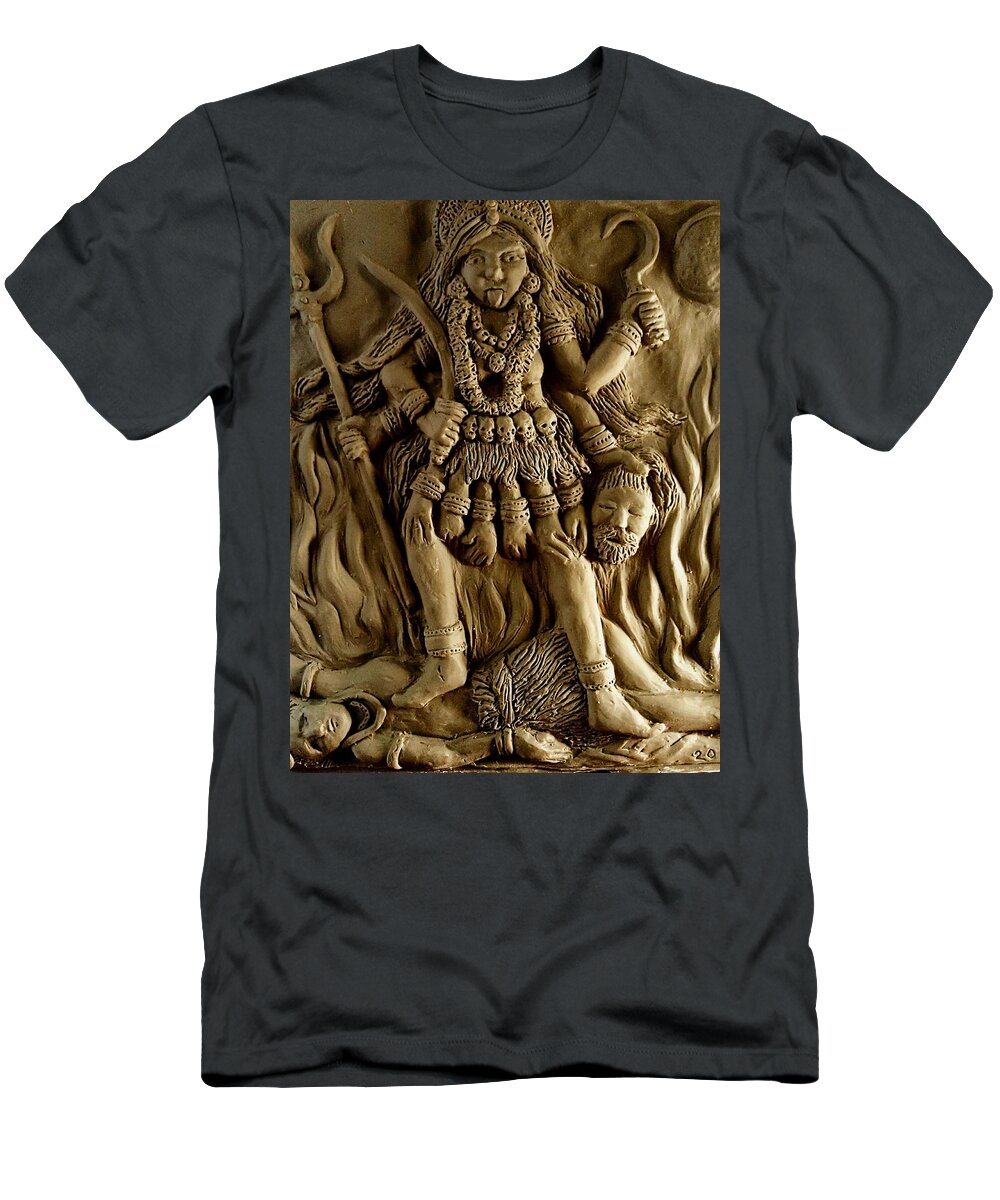  T-Shirt featuring the painting Kali #3 by James RODERICK