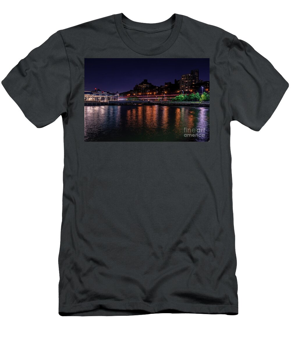 2019 T-Shirt featuring the photograph Brooklyn At Night by Stef Ko