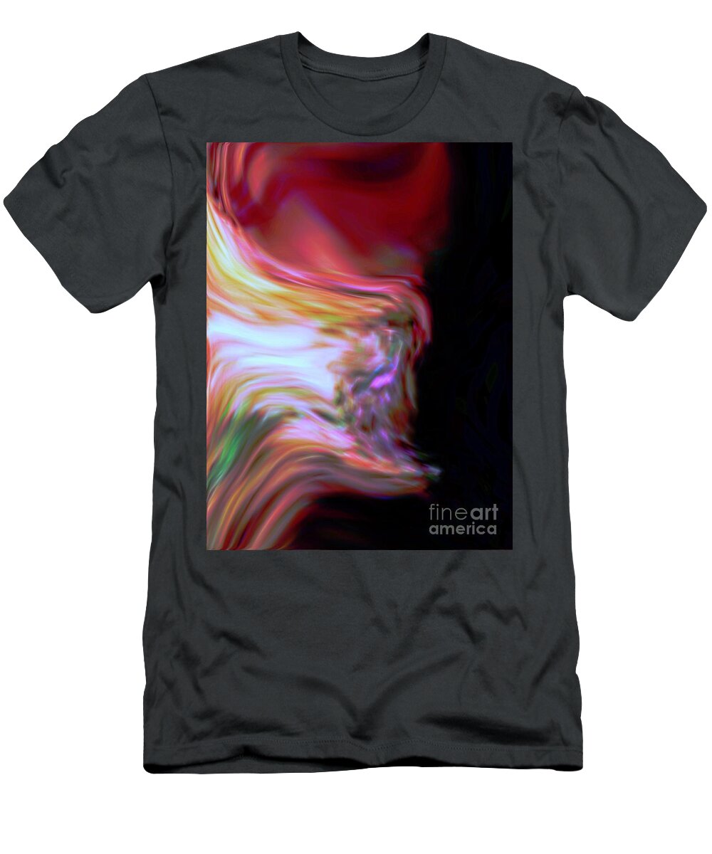 T-Shirt featuring the digital art Untitled #3 by Glenn Hernandez