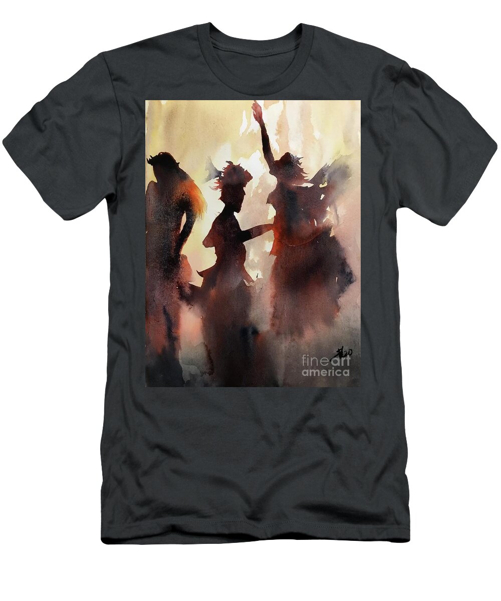 3272020 T-Shirt featuring the painting 3272020 by Han in Huang wong