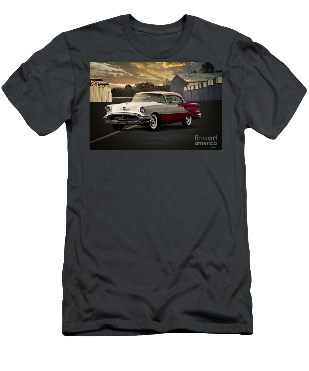 1956 Oldsmobile Rocket 88 T-Shirt featuring the photograph 1956 Oldsmobile Rocket 88 by Dave Koontz