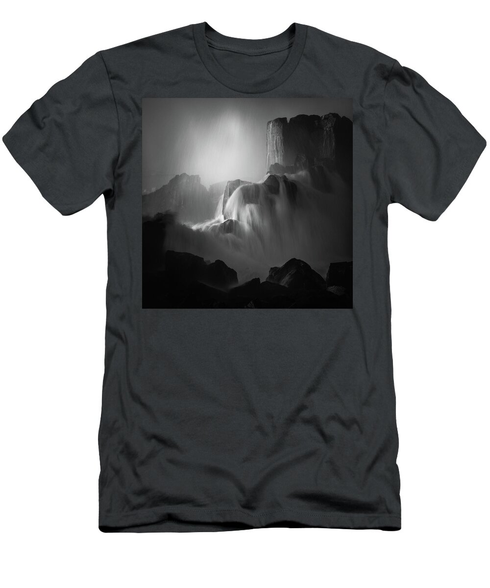 Monochrome T-Shirt featuring the photograph Bombo by Grant Galbraith