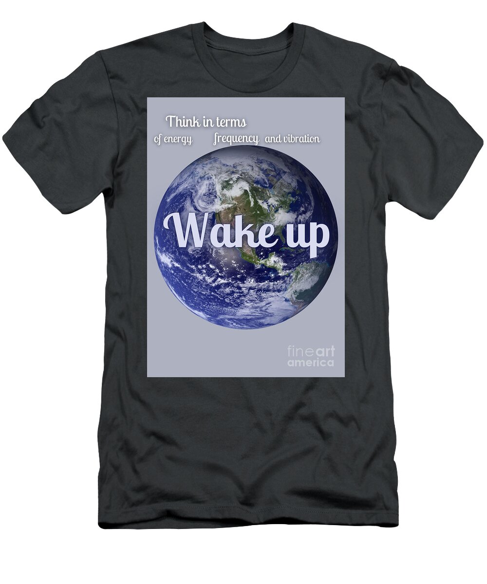 Fineartamerica T-Shirt featuring the digital art Earth #4 by Yvonne Padmos