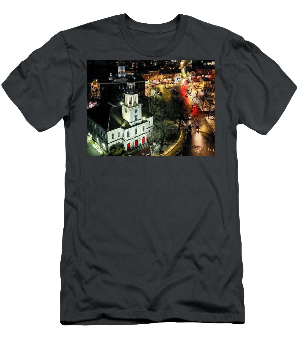  T-Shirt featuring the photograph Exeter #4 by John Gisis