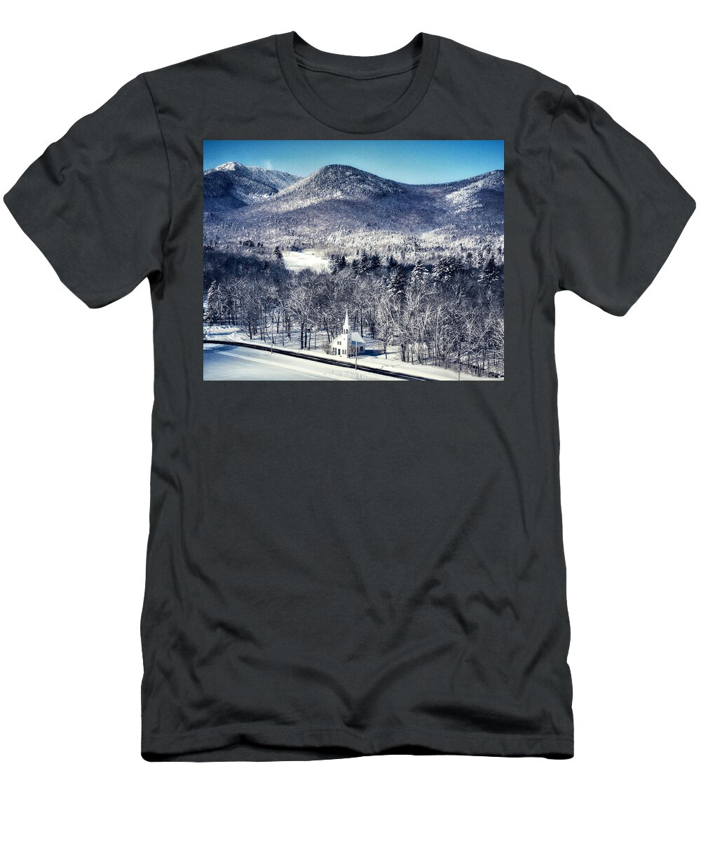  T-Shirt featuring the photograph Union Chapel #4 by John Gisis