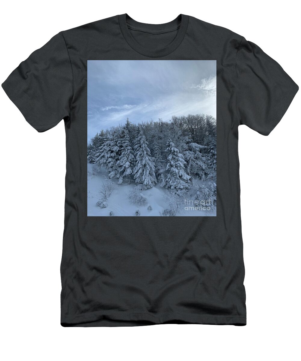  T-Shirt featuring the photograph Winter Wonderland by Annamaria Frost