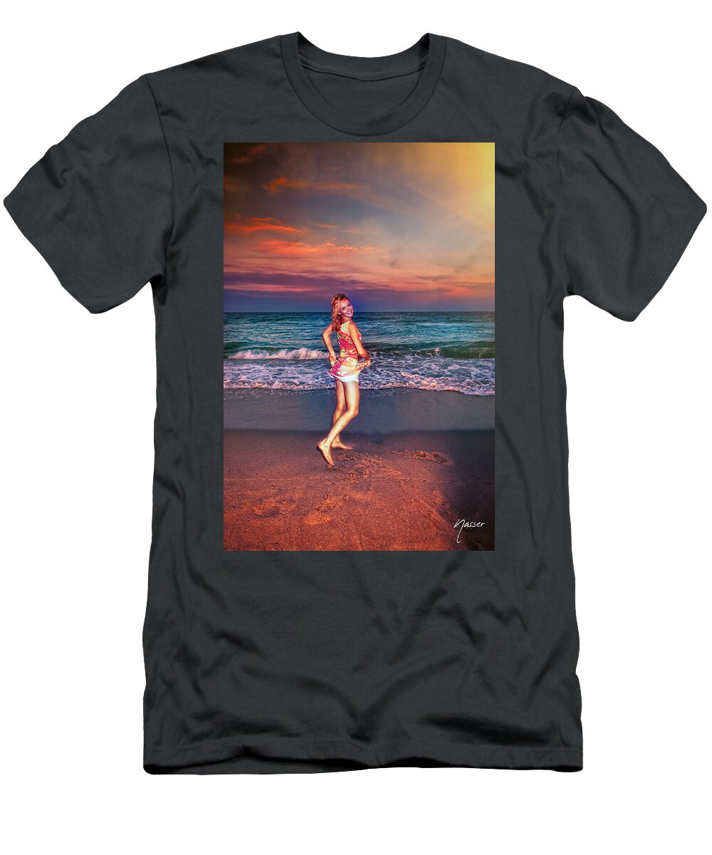 Collector Gallery T-Shirt featuring the photograph 4134 Suzy Mae Love Affair Delray Beach IVCXXXIV by Amyn Nasser