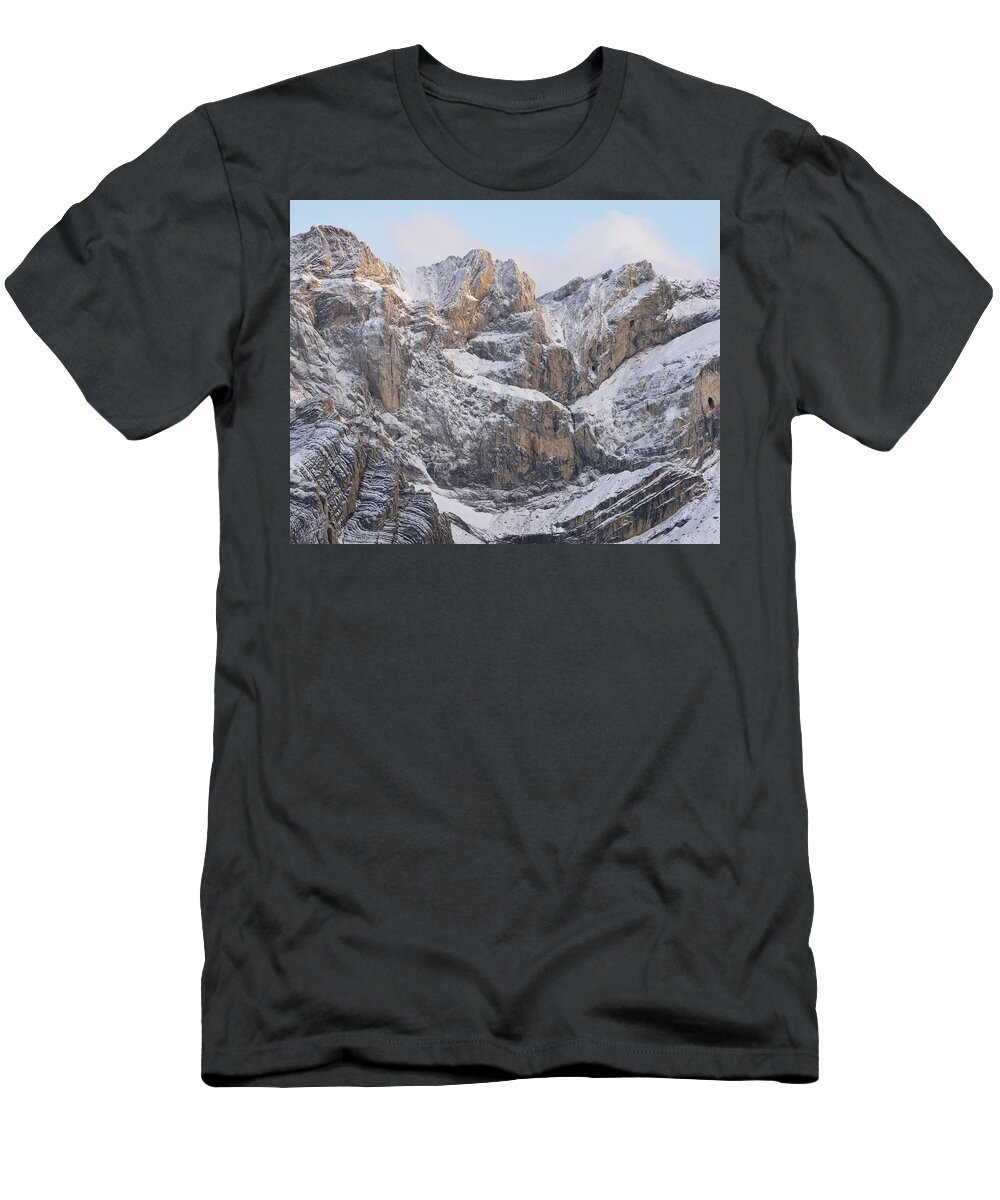 Gavarnie T-Shirt featuring the photograph Pic de Marbore #5 by Stephen Taylor