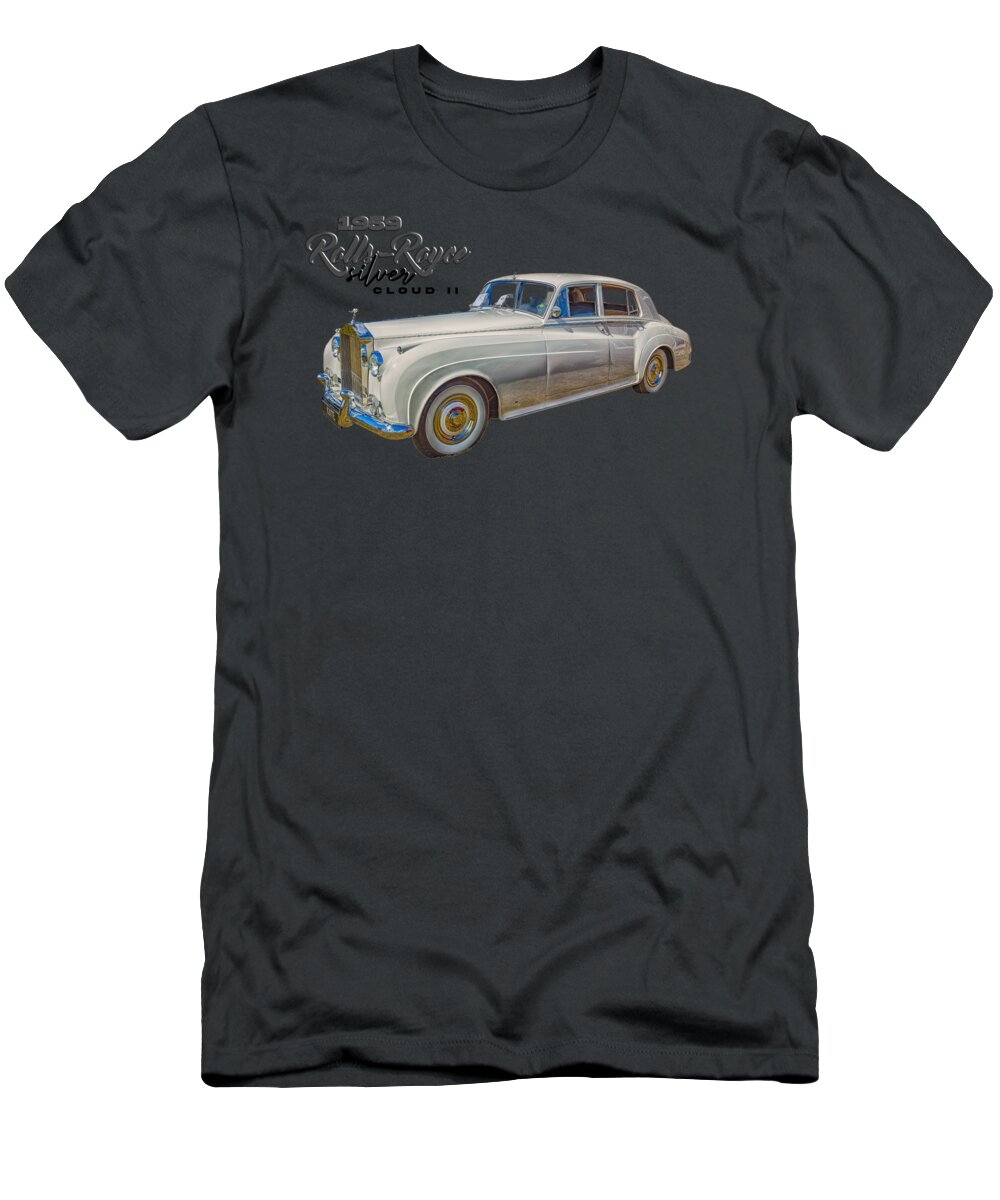 1959 T-Shirt featuring the photograph 1959 Rolls-Royce Silver Cloud II #6 by Gestalt Imagery