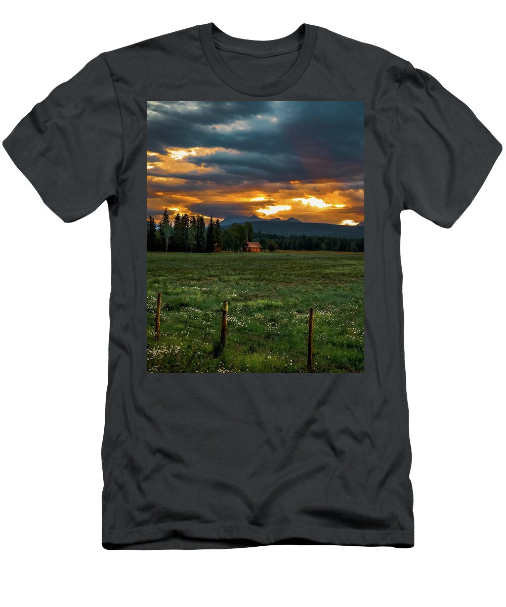 Sunrise T-Shirt featuring the photograph Glacier National Park #6 by Brian Venghous