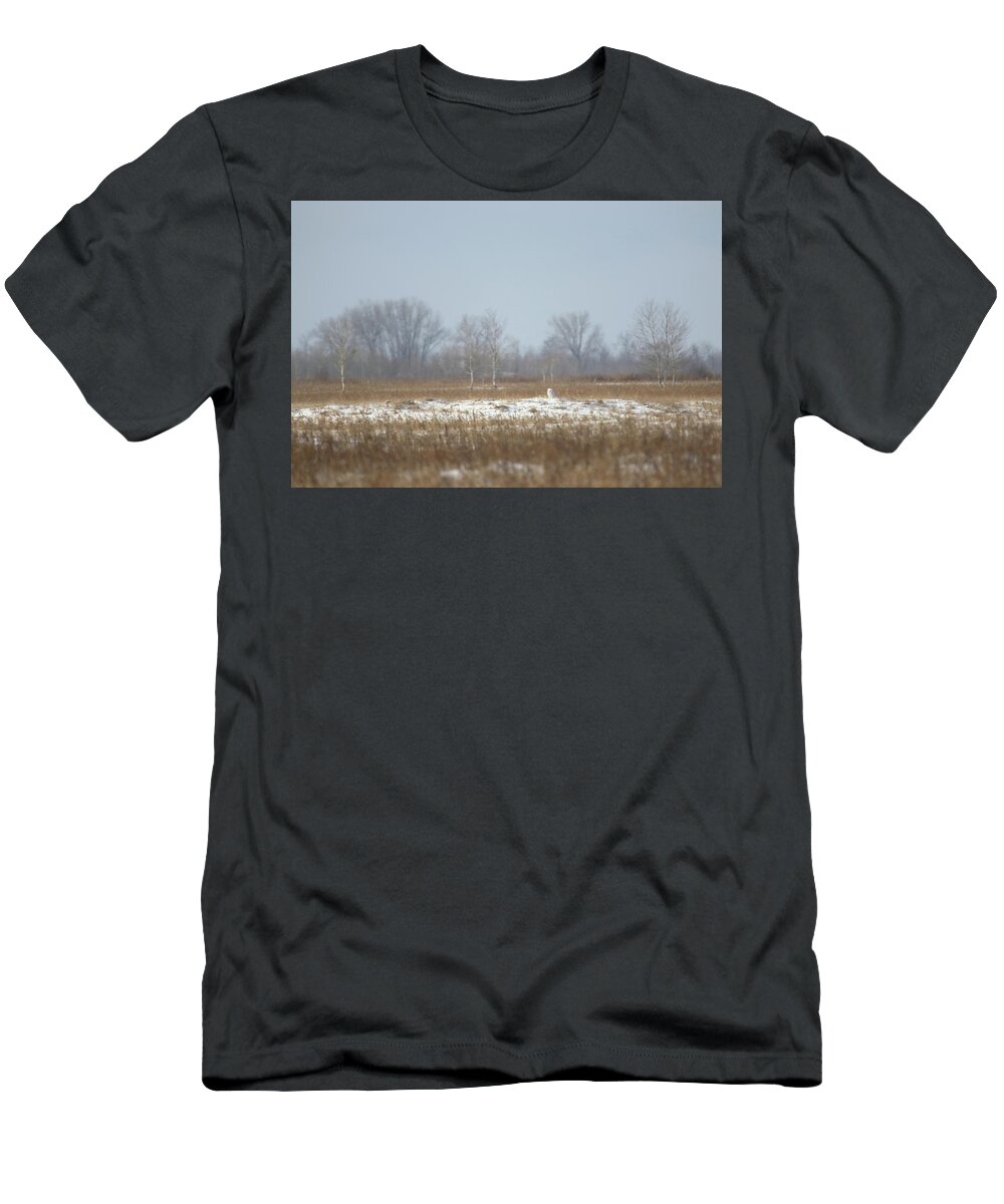 Snowy Owl T-Shirt featuring the photograph Snowy Owl #7 by Brook Burling