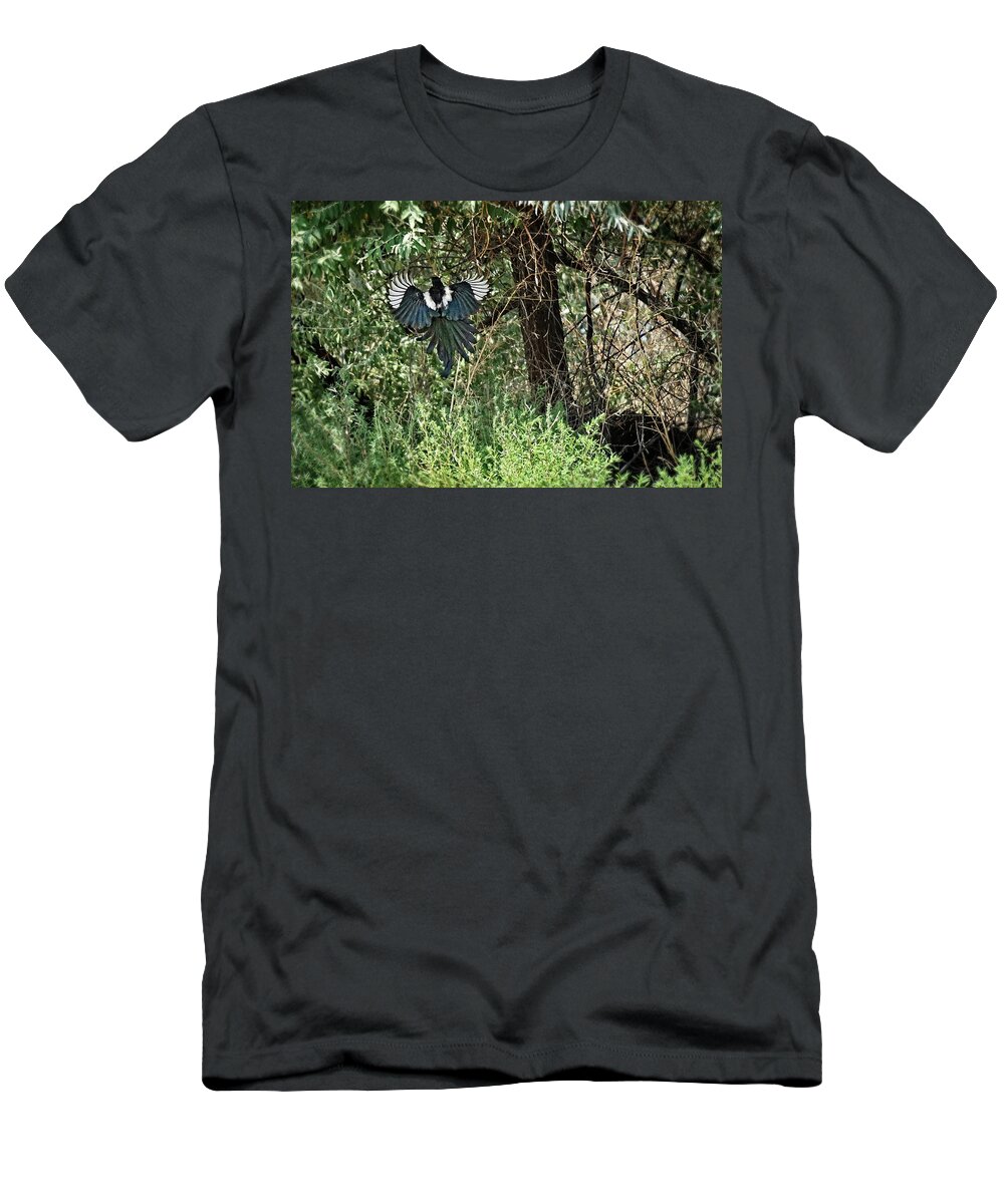 Awe T-Shirt featuring the photograph A Leap Of Faith by David Desautel