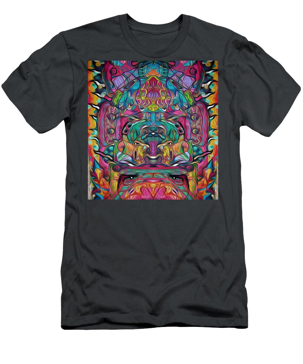 Visionary T-Shirt featuring the digital art A Power Greater by Jeff Malderez
