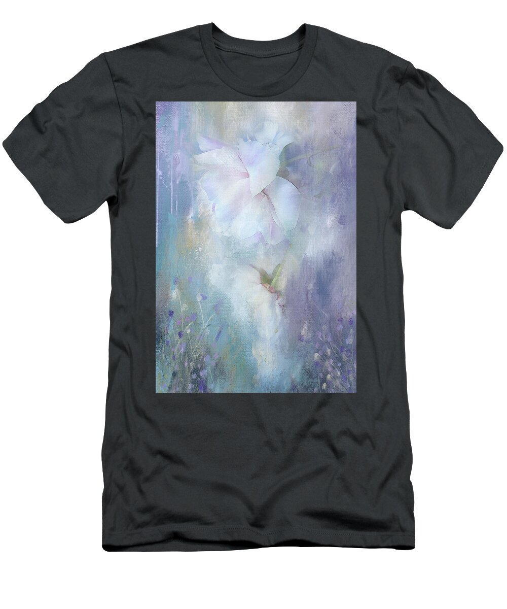 Floral T-Shirt featuring the photograph A Whisper Of Peonies by Theresa Tahara