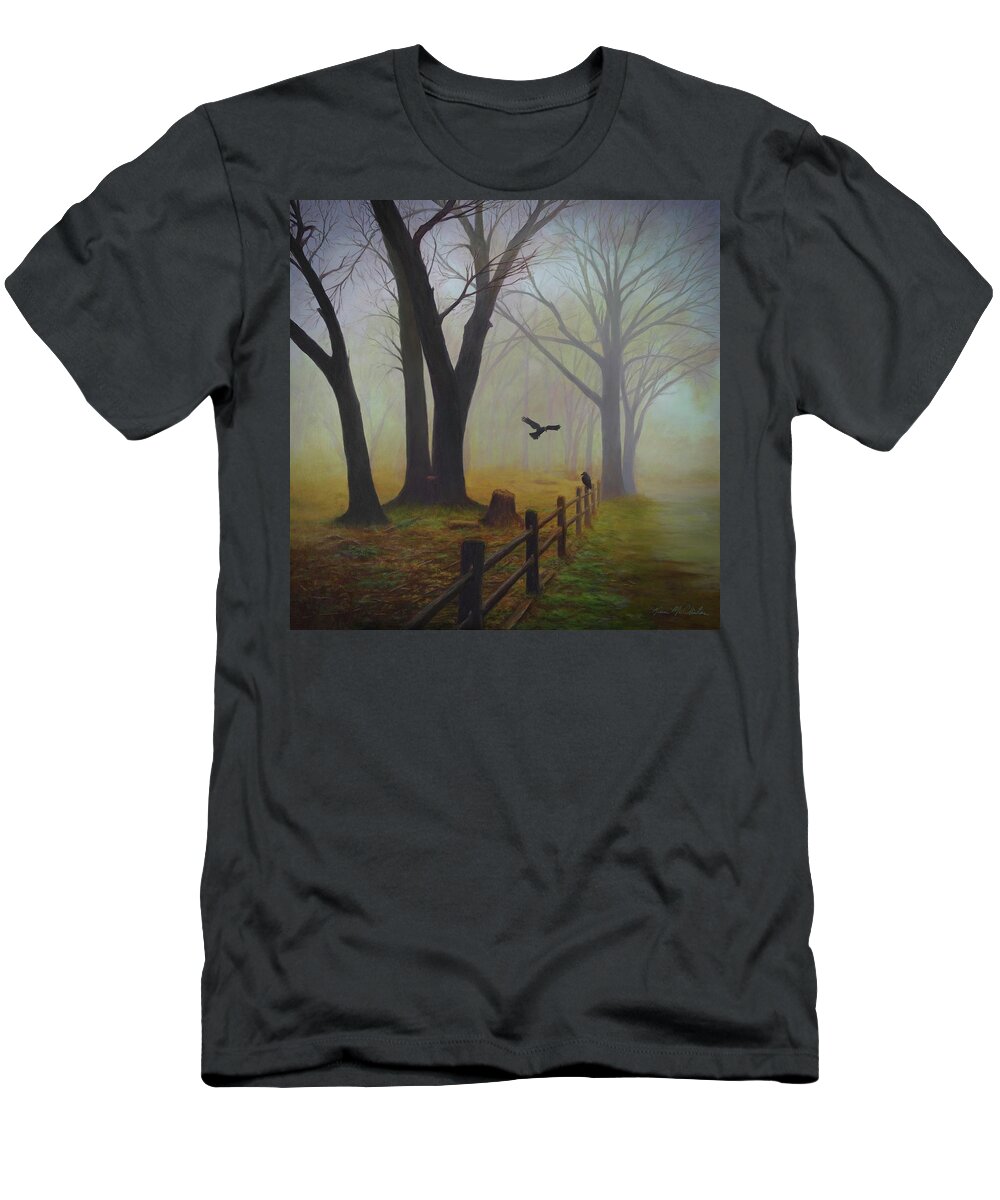 Kim Mcclinton T-Shirt featuring the painting A Whisper of Wings by Kim McClinton