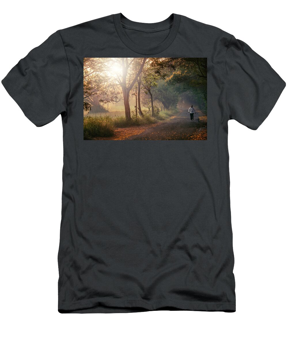 Photography T-Shirt featuring the photograph Aarey Stroll by Craig Boehman