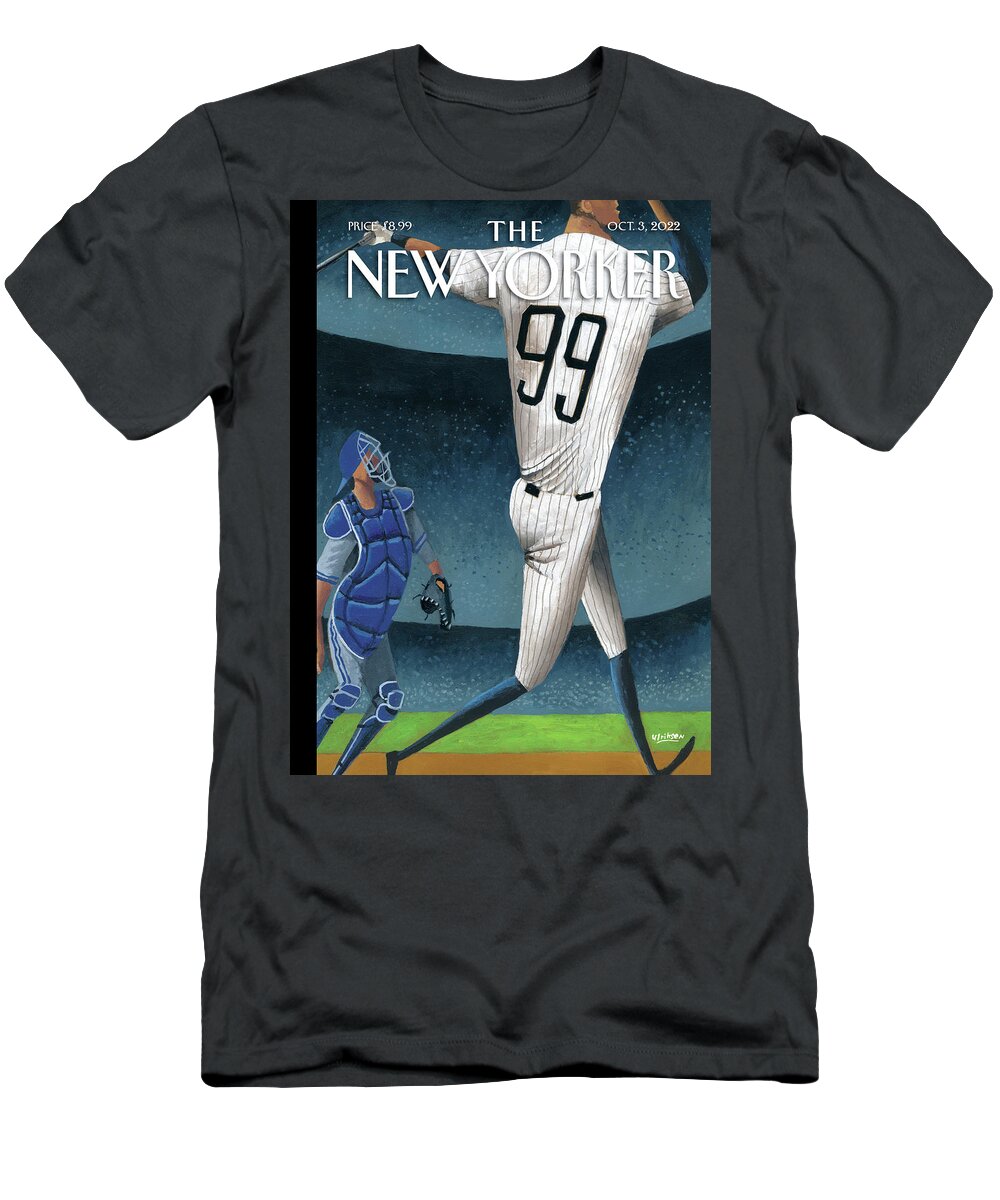 Baseball T-Shirt featuring the painting All Rise by Mark Ulriksen