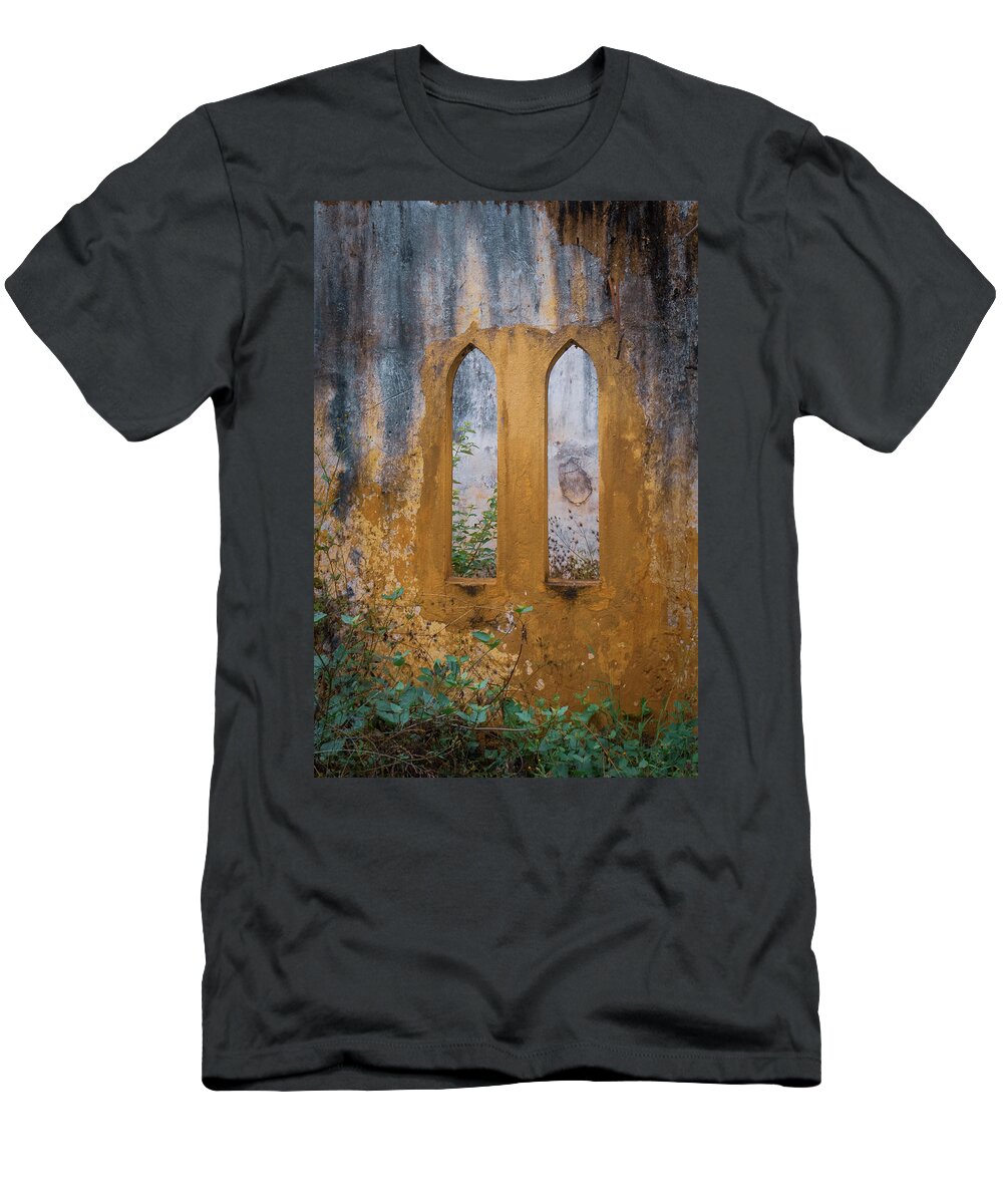 Africa T-Shirt featuring the photograph Abandoned and Faded by Mary Lee Dereske