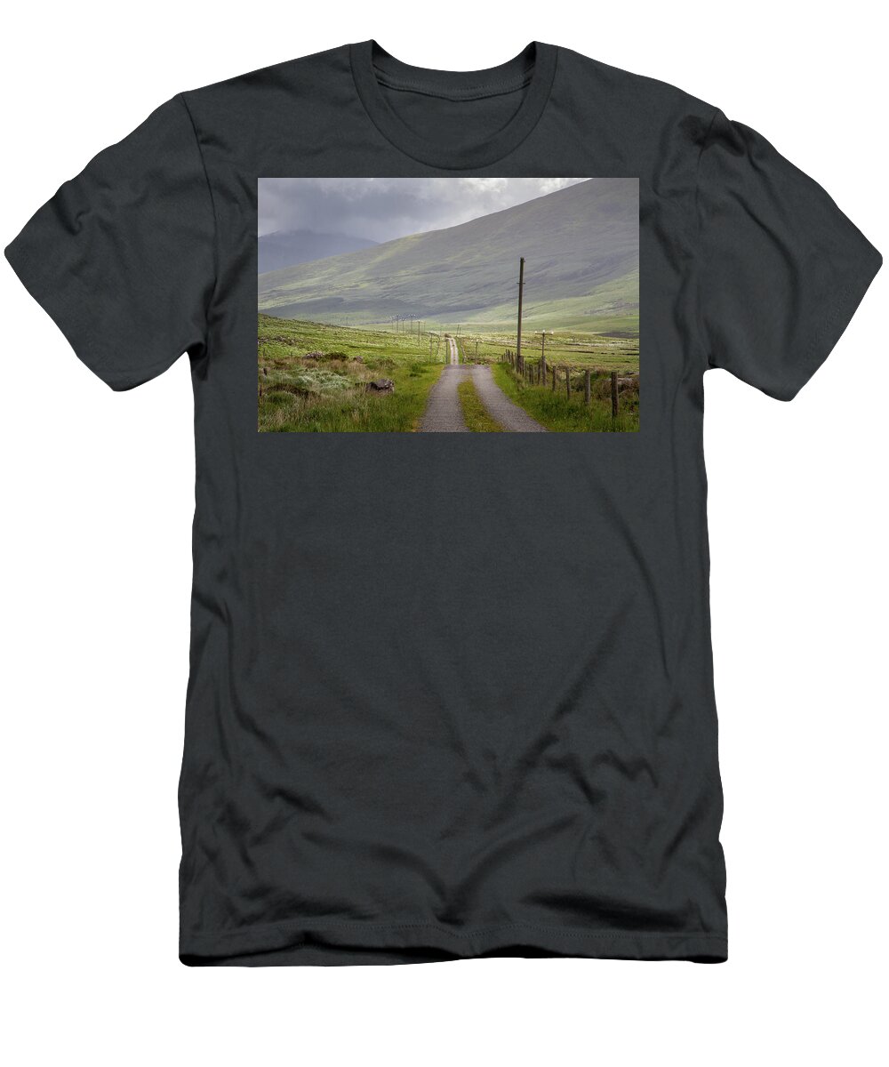 Wild Atlantic Way T-Shirt featuring the photograph Abha Mhor Valley by Mark Callanan