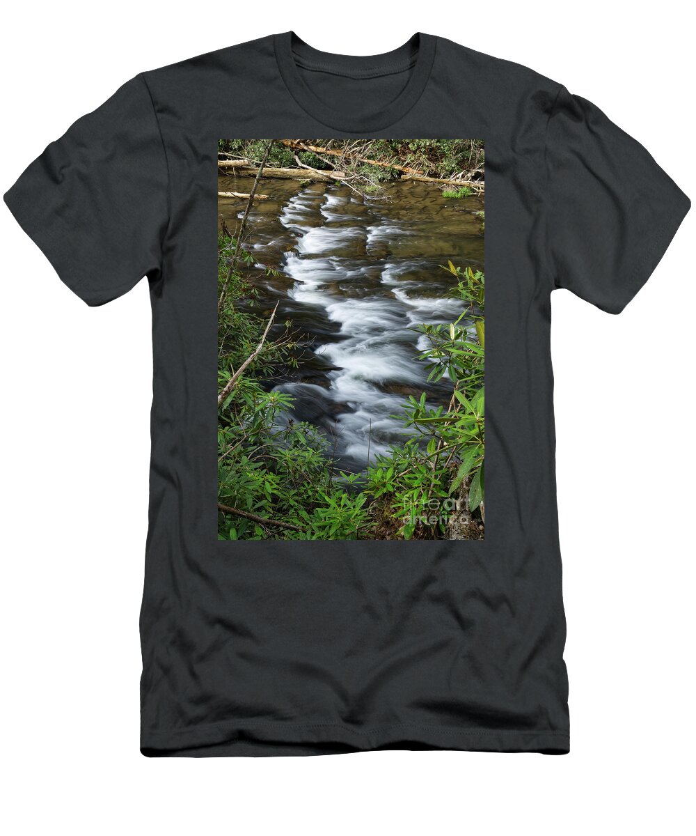 Abrams Falls T-Shirt featuring the photograph Abrams Creek 2 by Phil Perkins