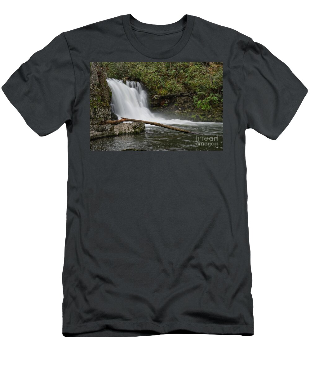 Abrams Falls T-Shirt featuring the photograph Abrams Falls 13 by Phil Perkins