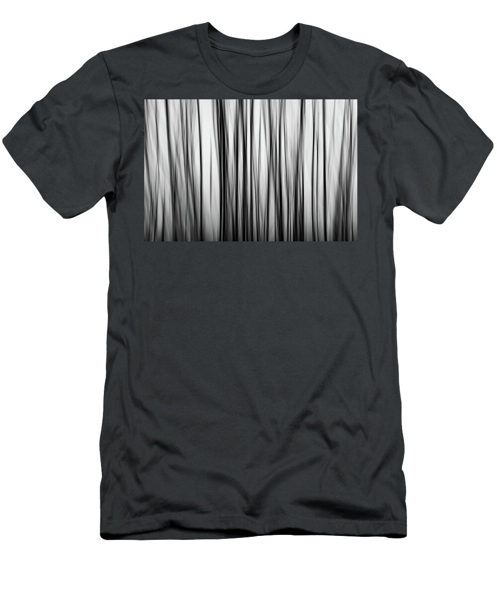 Abstract T-Shirt featuring the photograph Abstract Tree with Motion Blur by Martin Vorel Minimalist Photography