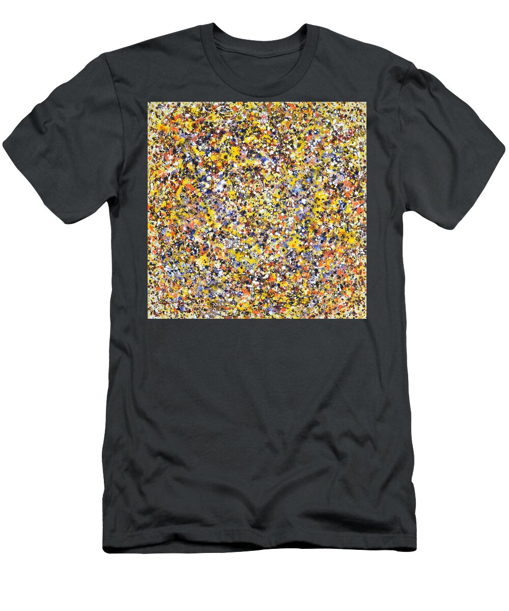 Expression T-Shirt featuring the painting 	Abstraction squared. by Iryna Kastsova