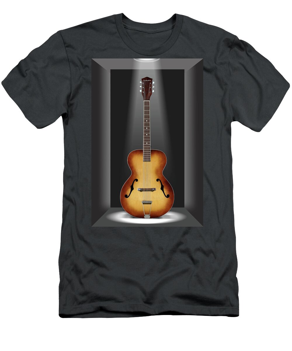 Acoustic Guitar T-Shirt featuring the photograph Acoustic Guitar in a Box 14 by Mike McGlothlen