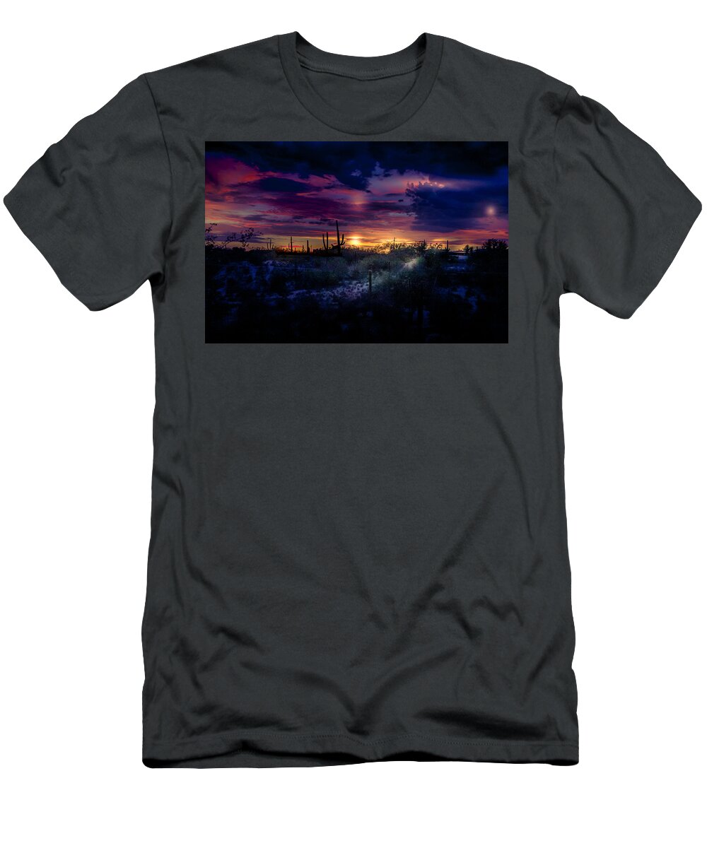Tucson T-Shirt featuring the photograph After the monsoon by Micah Offman