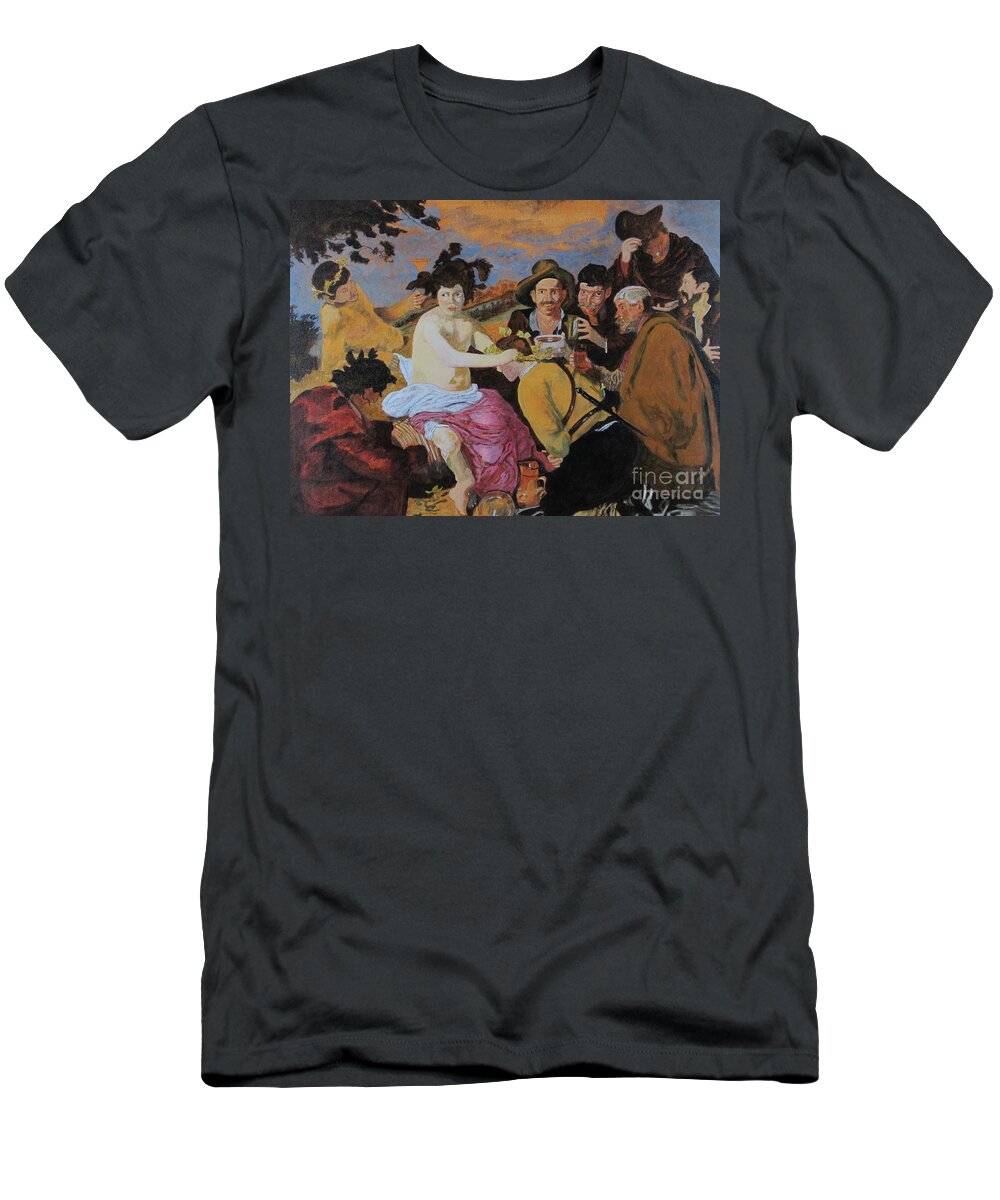 After Velazques T-Shirt featuring the painting After Velazquez by Edward McNaught-Davis