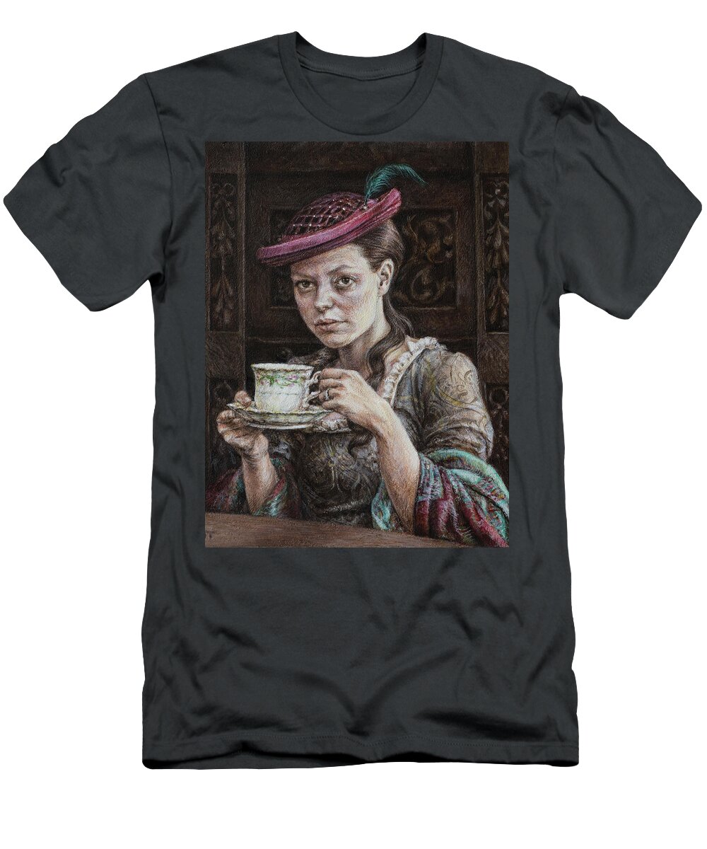 Painting T-Shirt featuring the painting Afternoon Tea by Yvonne Wright