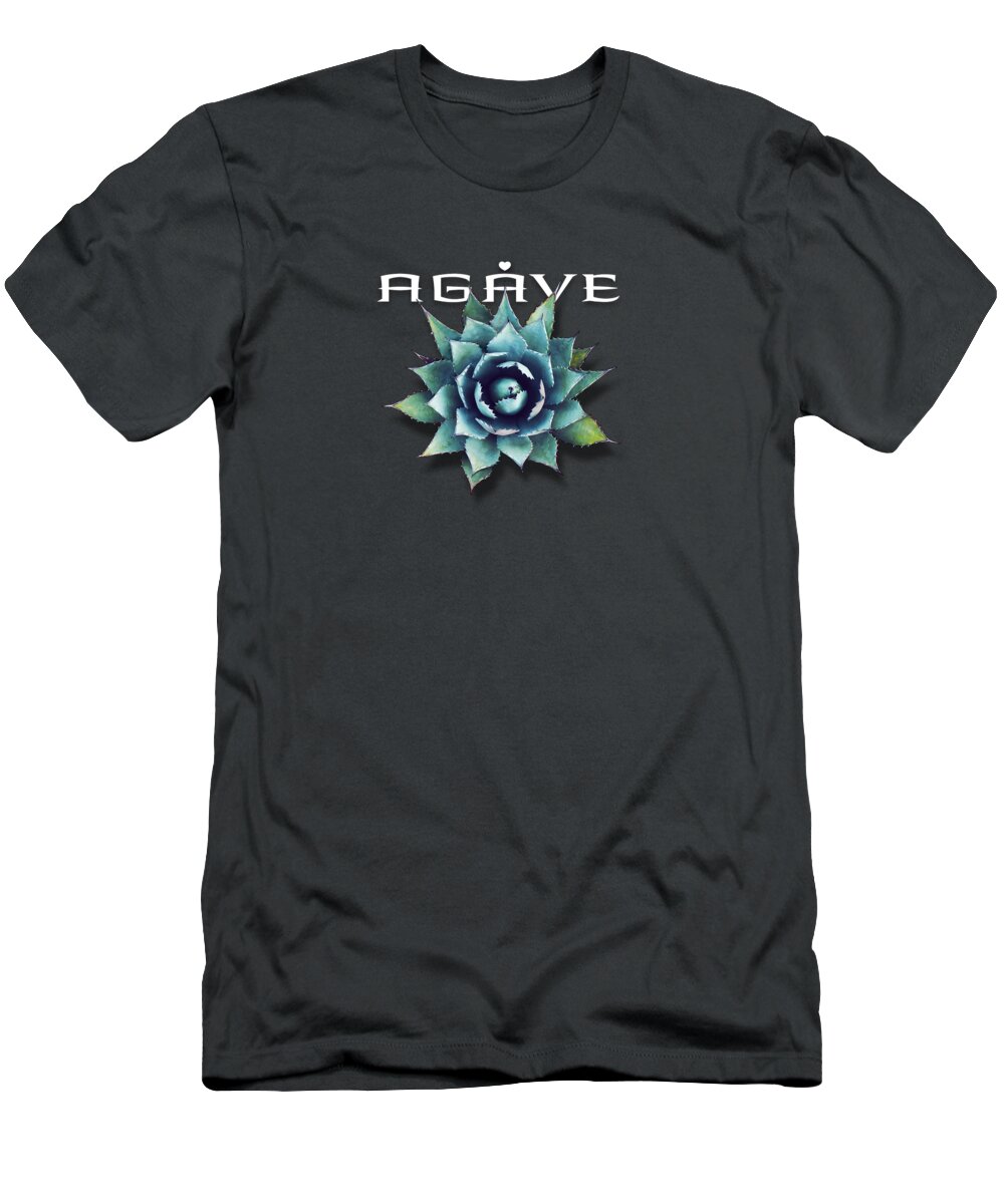 Plants T-Shirt featuring the digital art Agave Love by Robert Corsetti
