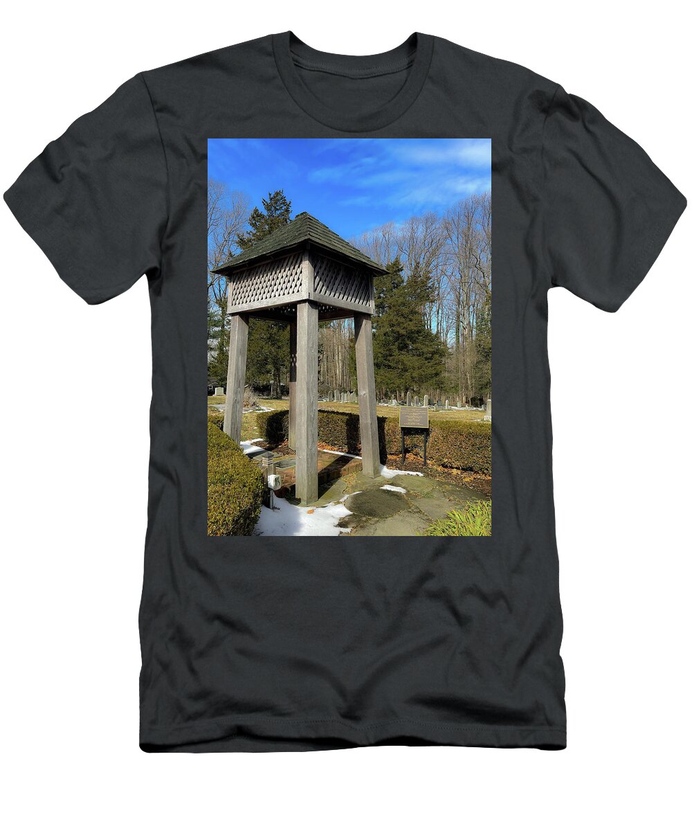 Bell Tower T-Shirt featuring the photograph All Hallows' Church Bell Tower by Lora J Wilson
