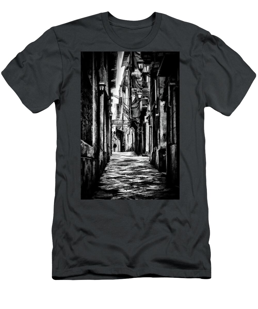 2019 T-Shirt featuring the photograph Alone by Monroe Payne