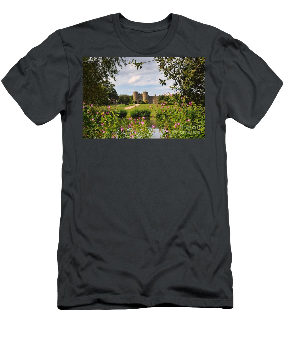 Amberley T-Shirt featuring the photograph Amberley Castle, Arundel West Sussex, England by Abigail Diane Photography