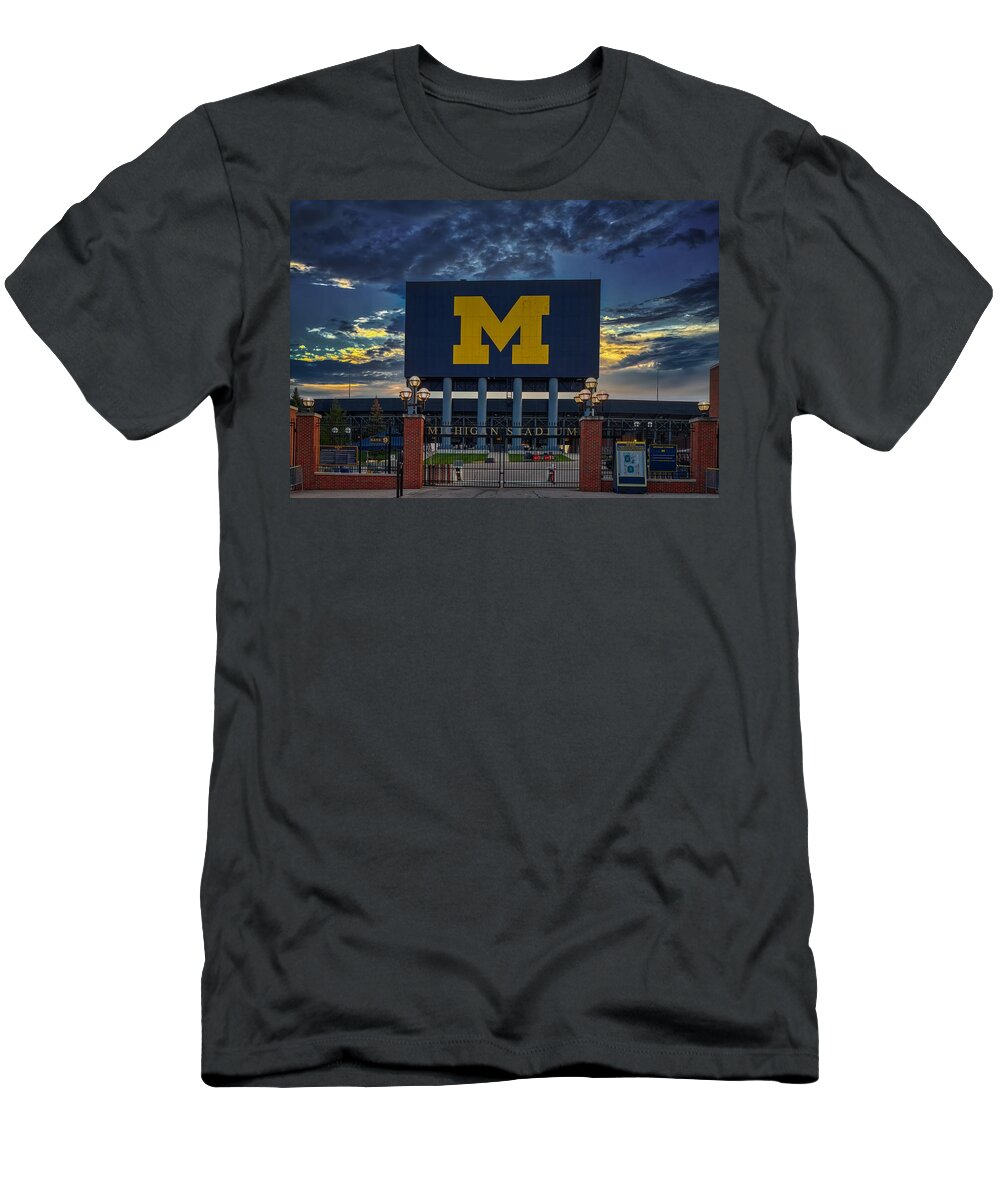 The Big House T-Shirt featuring the photograph An Evening at the Big House by Mountain Dreams