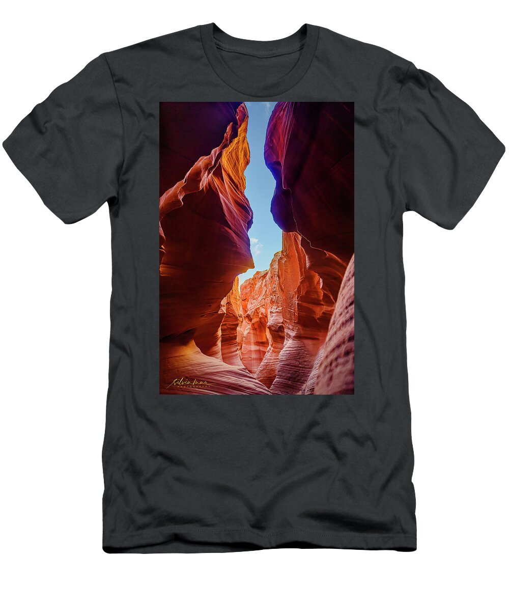 Landscape T-Shirt featuring the photograph Antilope Series 12 by Silvia Marcoschamer
