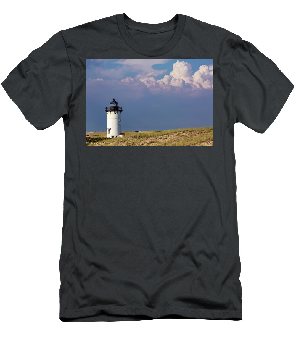 Lighthouse T-Shirt featuring the photograph Approaching Storm by David Lee