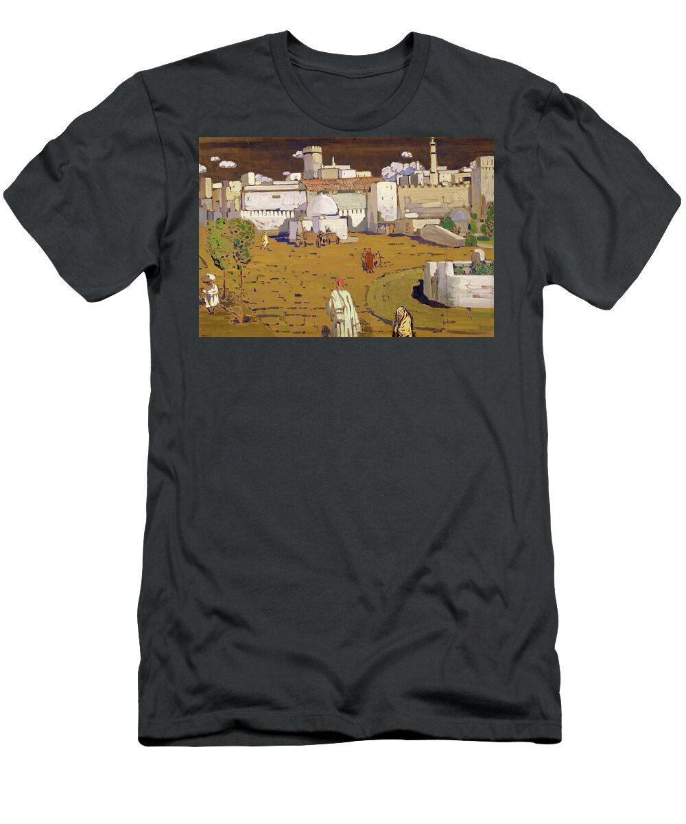 Wassily Kandinsky T-Shirt featuring the painting Arab City, 1905 by Wassily Kandinsky
