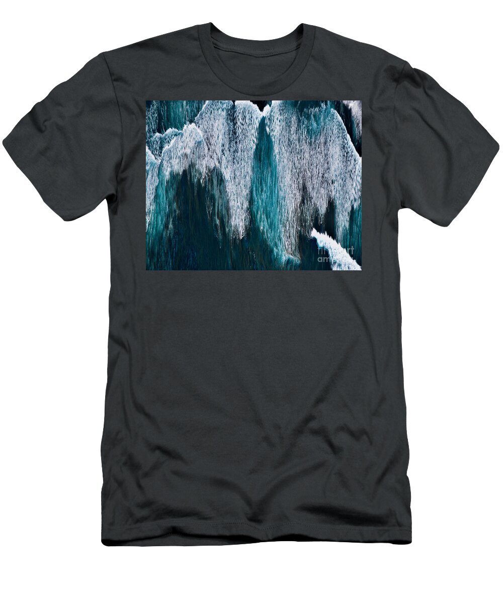 Hawaii T-Shirt featuring the photograph Archangel in an Ocean Wave by Debra Banks