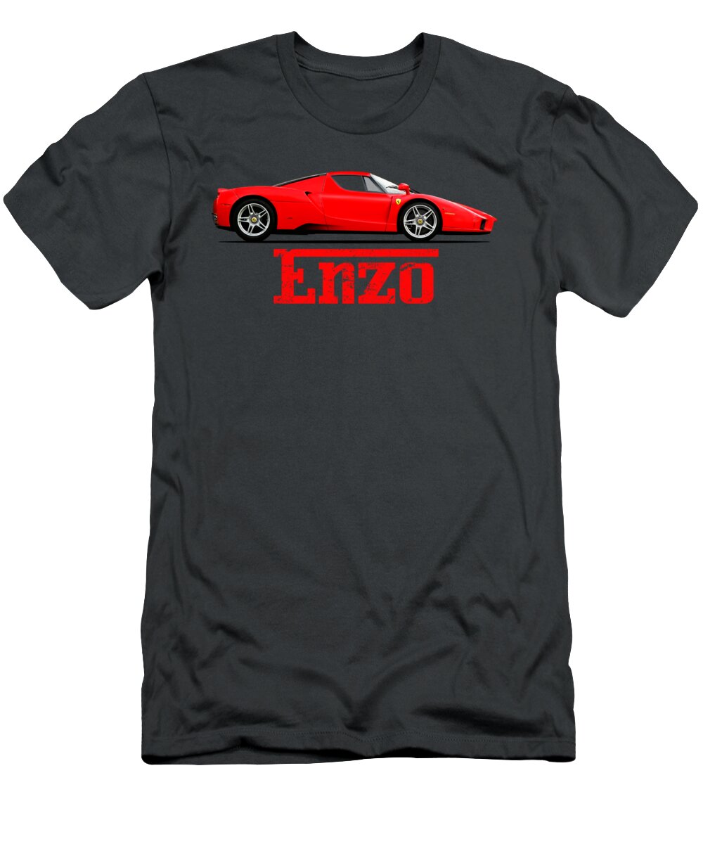 Ferrari Enzo T-Shirt featuring the photograph The Enzo Supercar by Mark Rogan