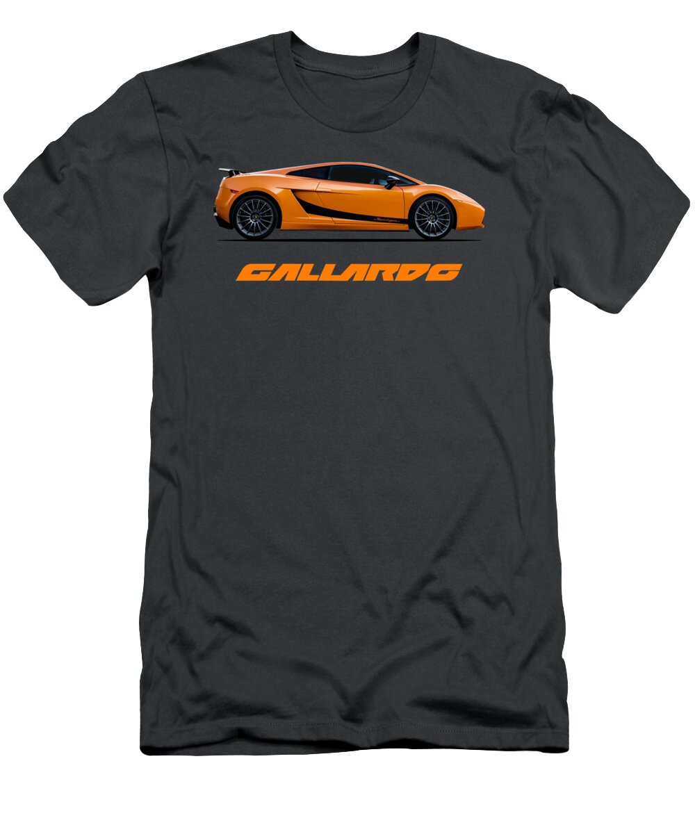 Lamborghini Gallardo T-Shirt featuring the photograph Gallardo Superleggera by Mark Rogan