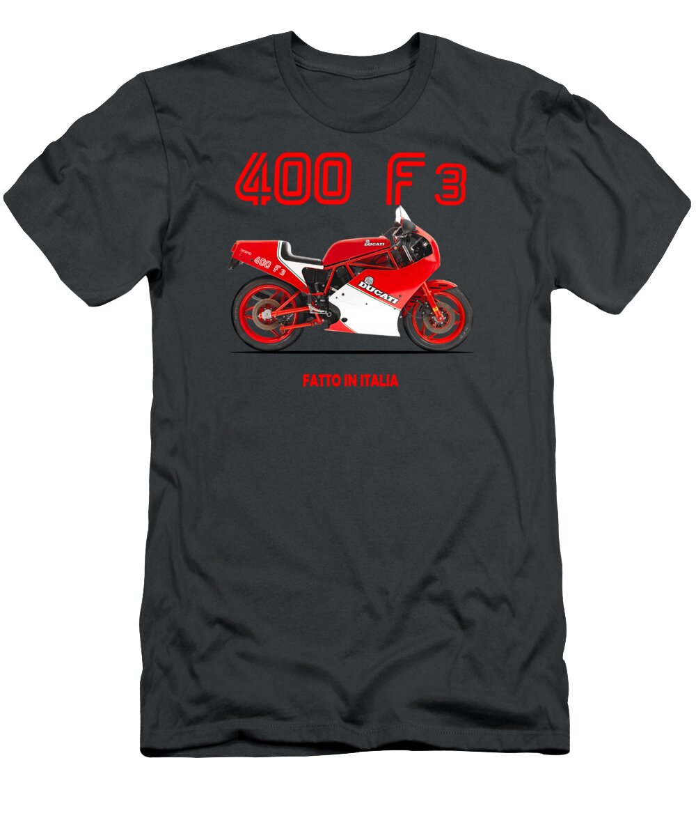 400 F3 T-Shirt featuring the photograph The 400 F3 Racer by Mark Rogan