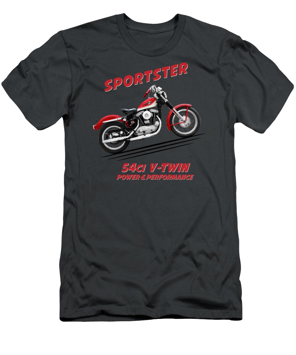 Xlch T-Shirt featuring the photograph The XLCH Classic Motorcycle by Mark Rogan