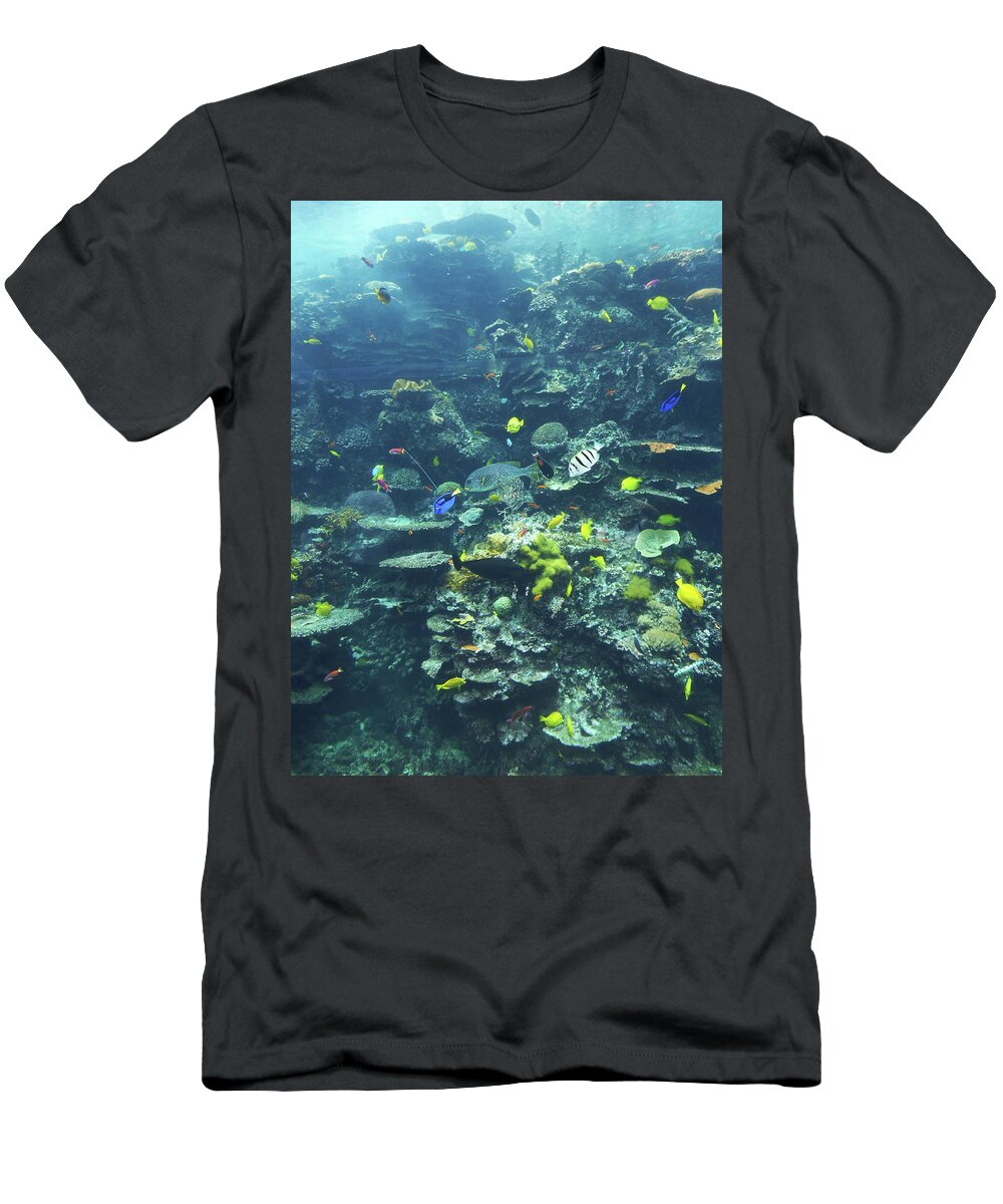  T-Shirt featuring the photograph Atlanta Aquarium by Heather E Harman