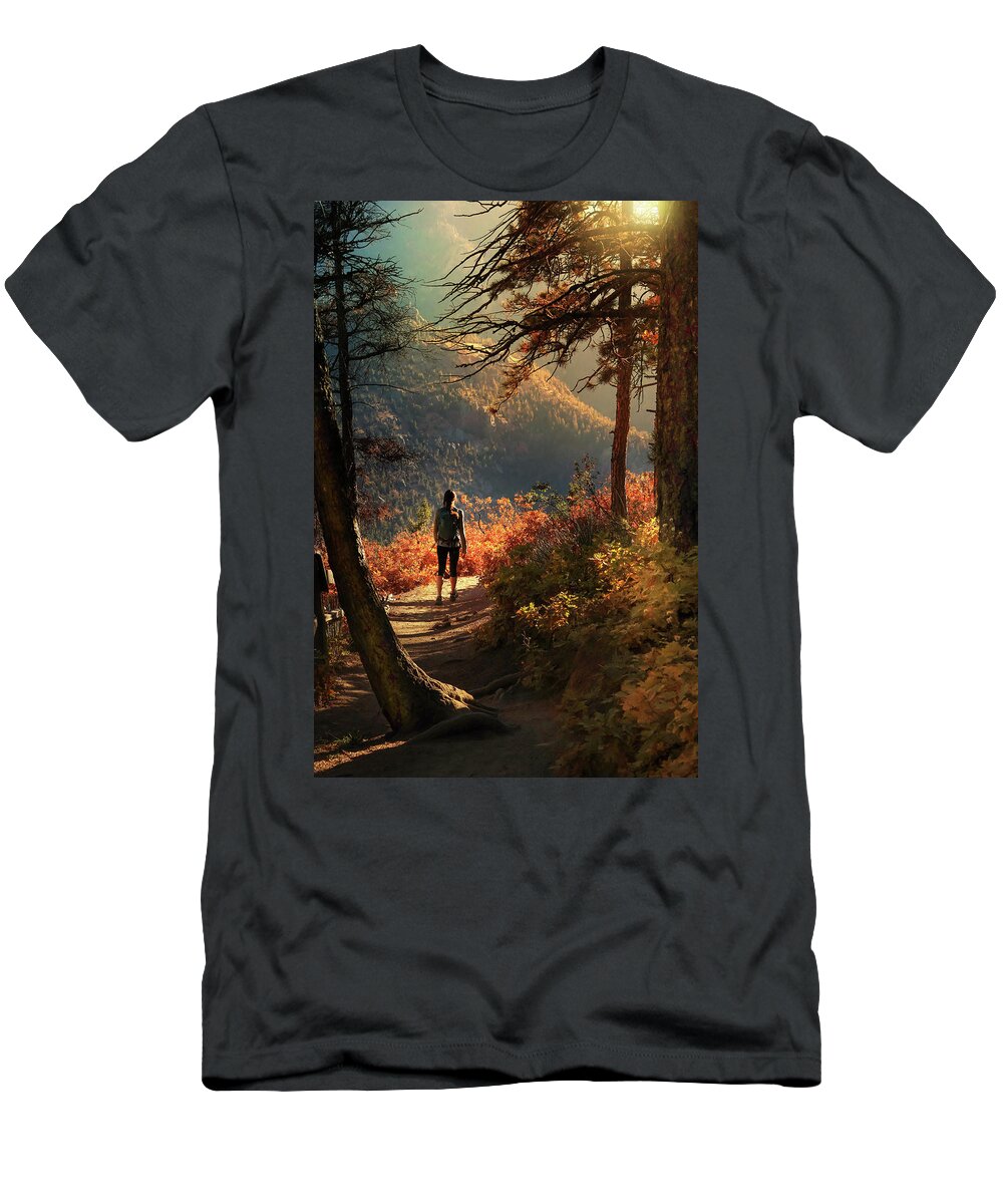  T-Shirt featuring the photograph Autumn at Barr Trail by Rob Blair